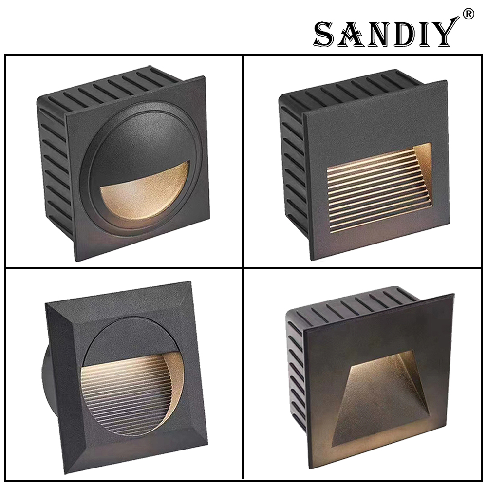 Outdoor Lighting Voltage - Sandiy recesso ao ar livre arandela
