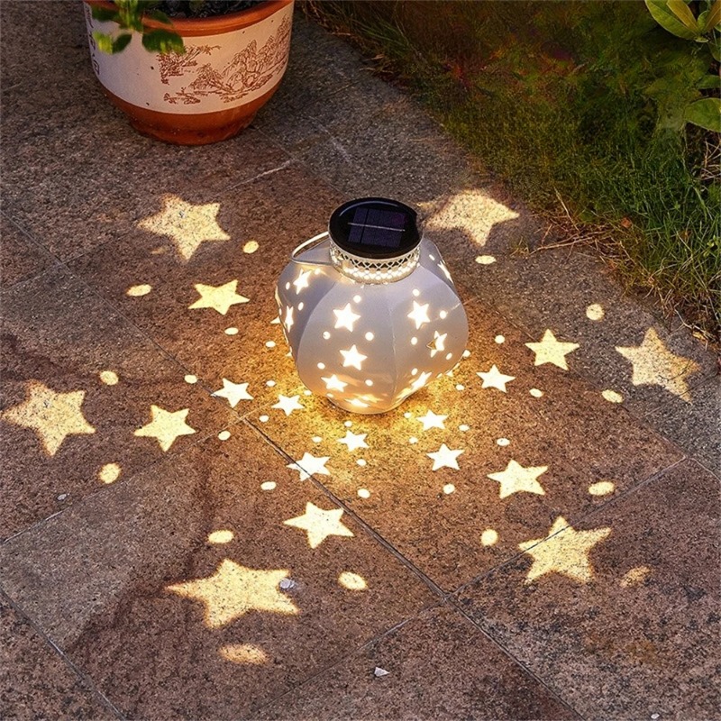 Bollard Light Garden - Luminária Projetora Solar Suspensa para Jardim,
