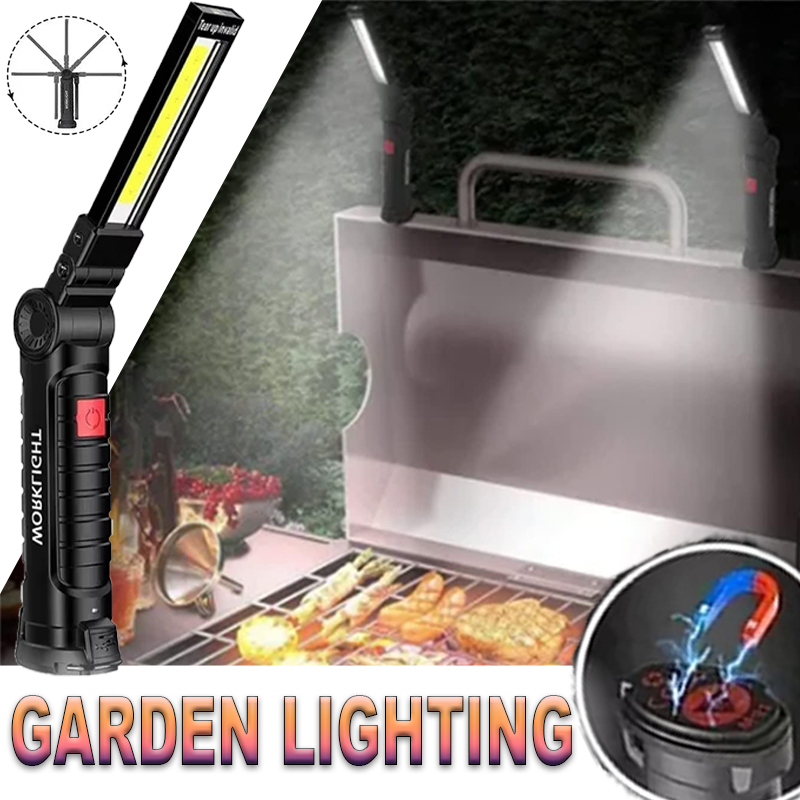 Lighting Fixture Outdoor - Lanterna led portátil com gancho magnético,