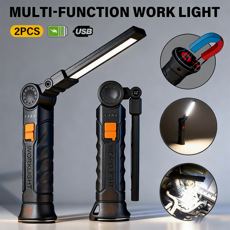 Lighting Fixture Outdoor - Lanterna led cob portátil usb recarregável