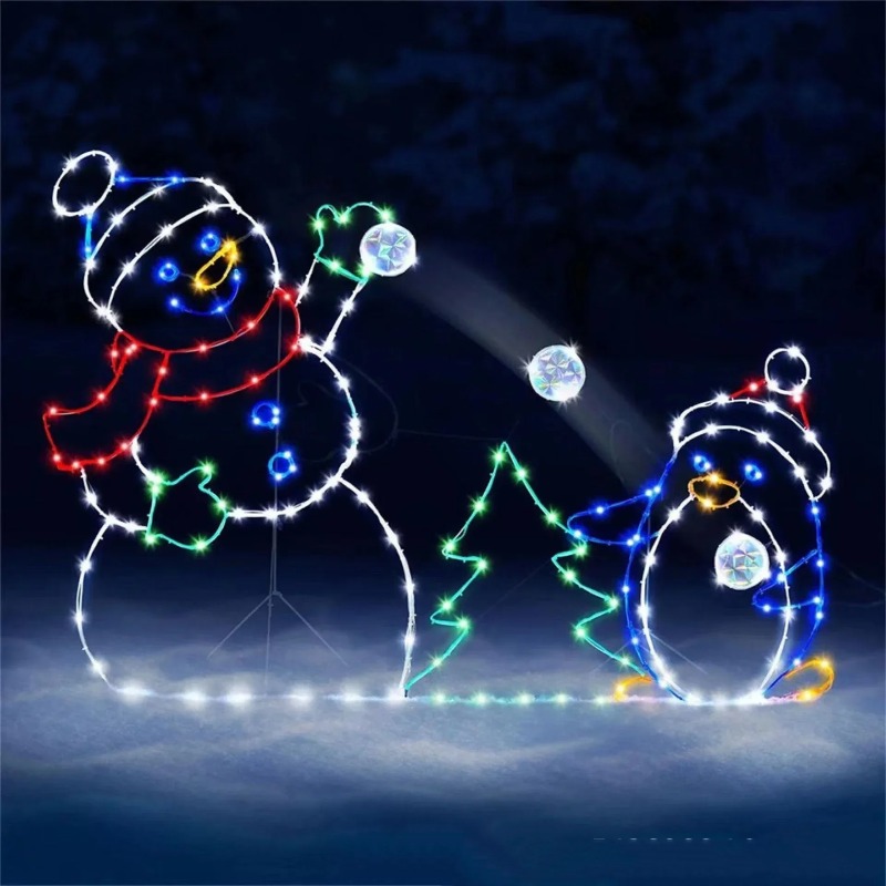 Bola de neve luz led brilhante - Outdoor Xmas Lighting Ideas avaliação e preço