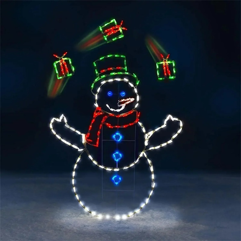 Bola de neve luz led brilhante - Outdoor Xmas Lighting Ideas avaliação e preço