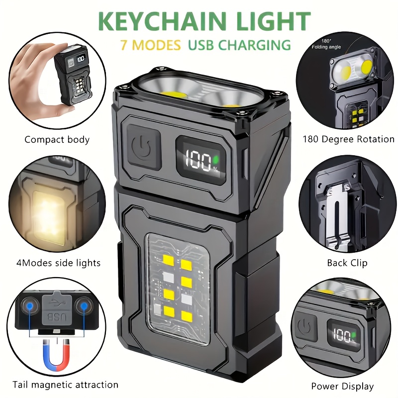 Mini lanterna de bolso led rec - Lighting Fixture Outdoor avaliação e preço
