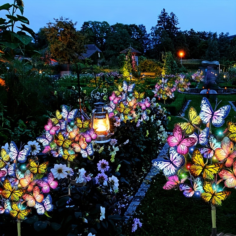 Solar led borboleta luzes do j - Bollard Light Garden avaliação e preço