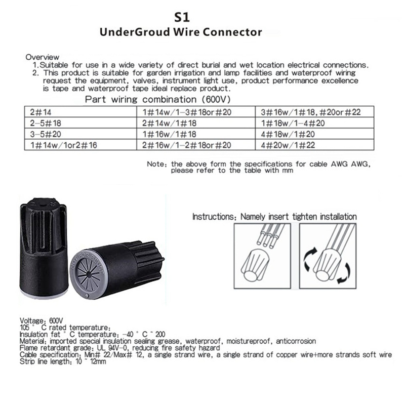 ABJA-Conectores de fio à prova - Outdoor Lighting Voltage avaliação e preço