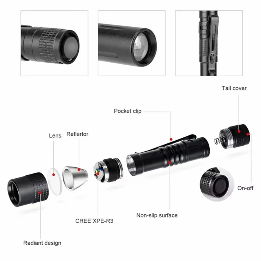 Mini lanterna led portátil de  - Outdoor Lighting Setup avaliação e preço