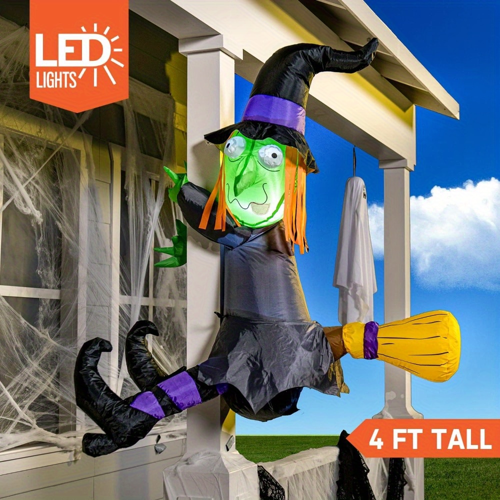 Bruxa Inflável de Halloween de - Outdoor Lighting Effects avaliação e preço