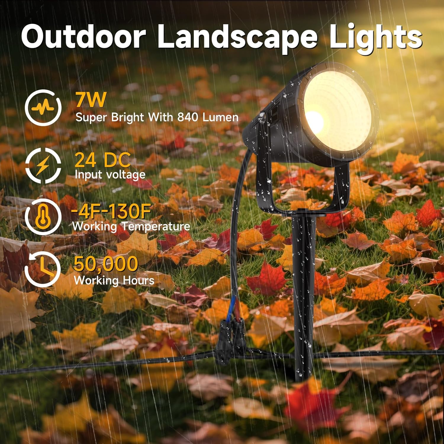 Kit de 12 Holofotes Externos à - Outdoor Lighting Kit With Transformer avaliação e preço