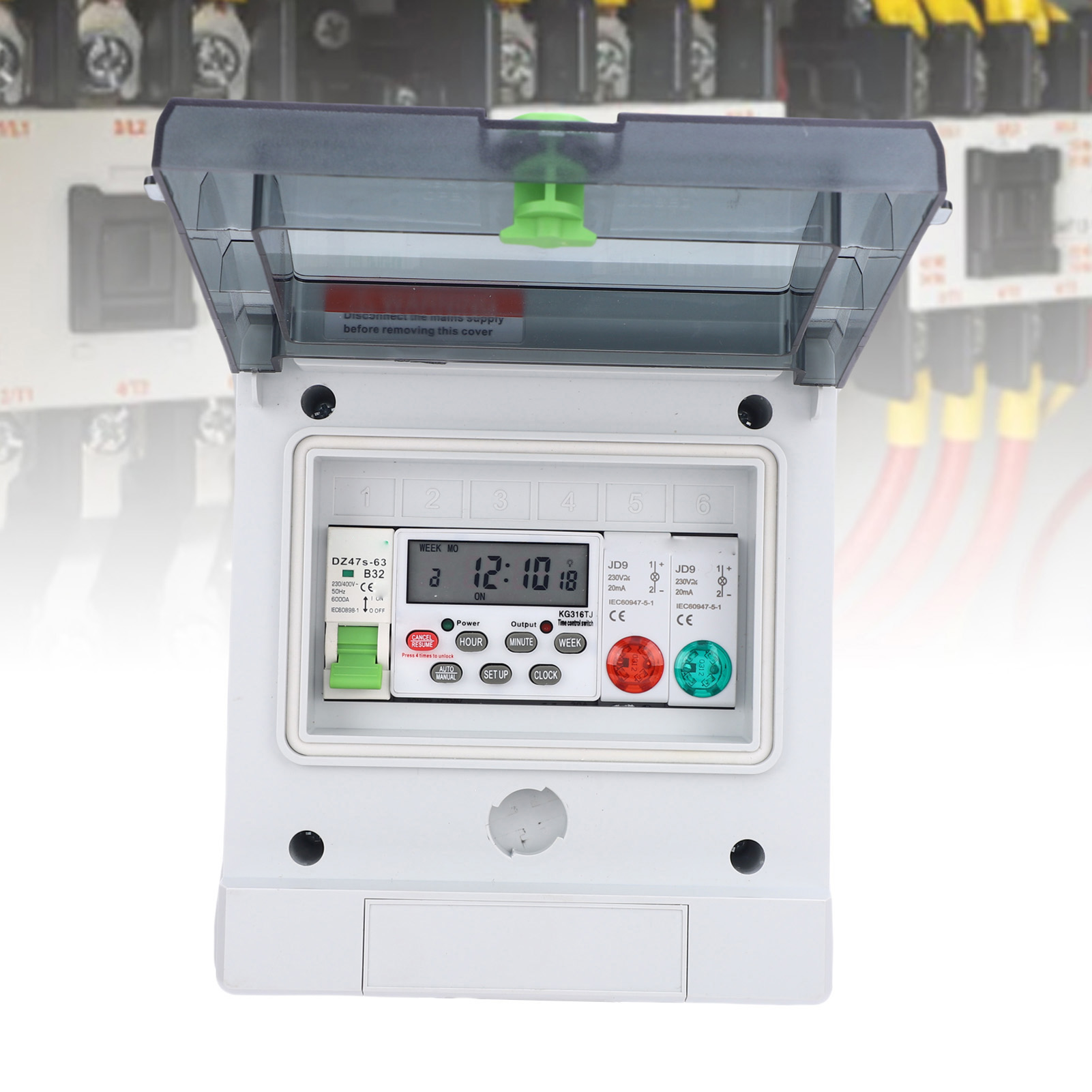Caixa de distribuição à prova  - Outdoor Lighting Timer Switch avaliação e preço