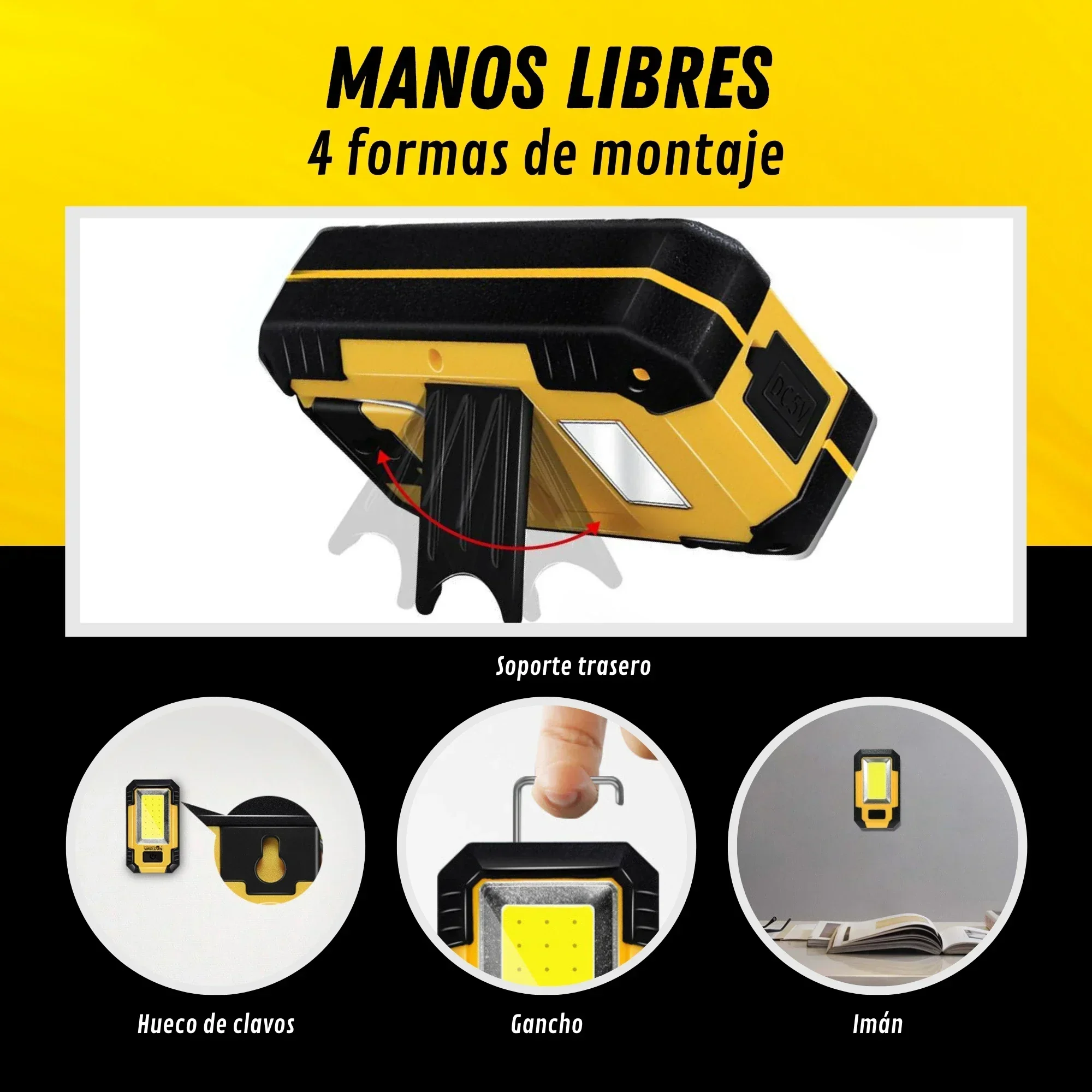 Lanterna de Trabalho Recarregá - Lighting Fixture Outdoor avaliação e preço