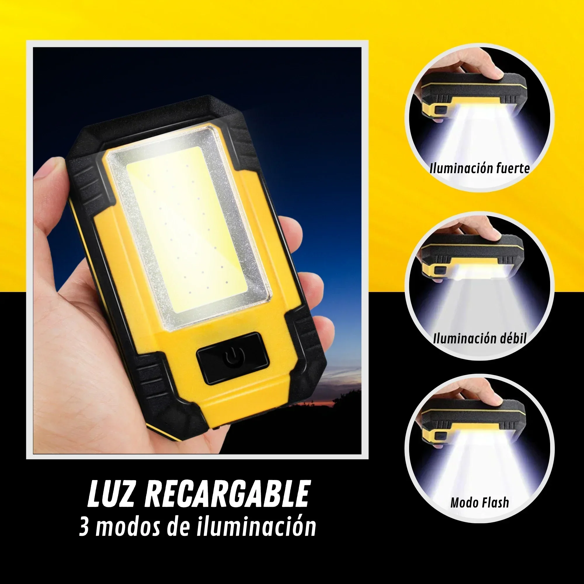 Lanterna de Trabalho Recarregá - Lighting Fixture Outdoor avaliação e preço