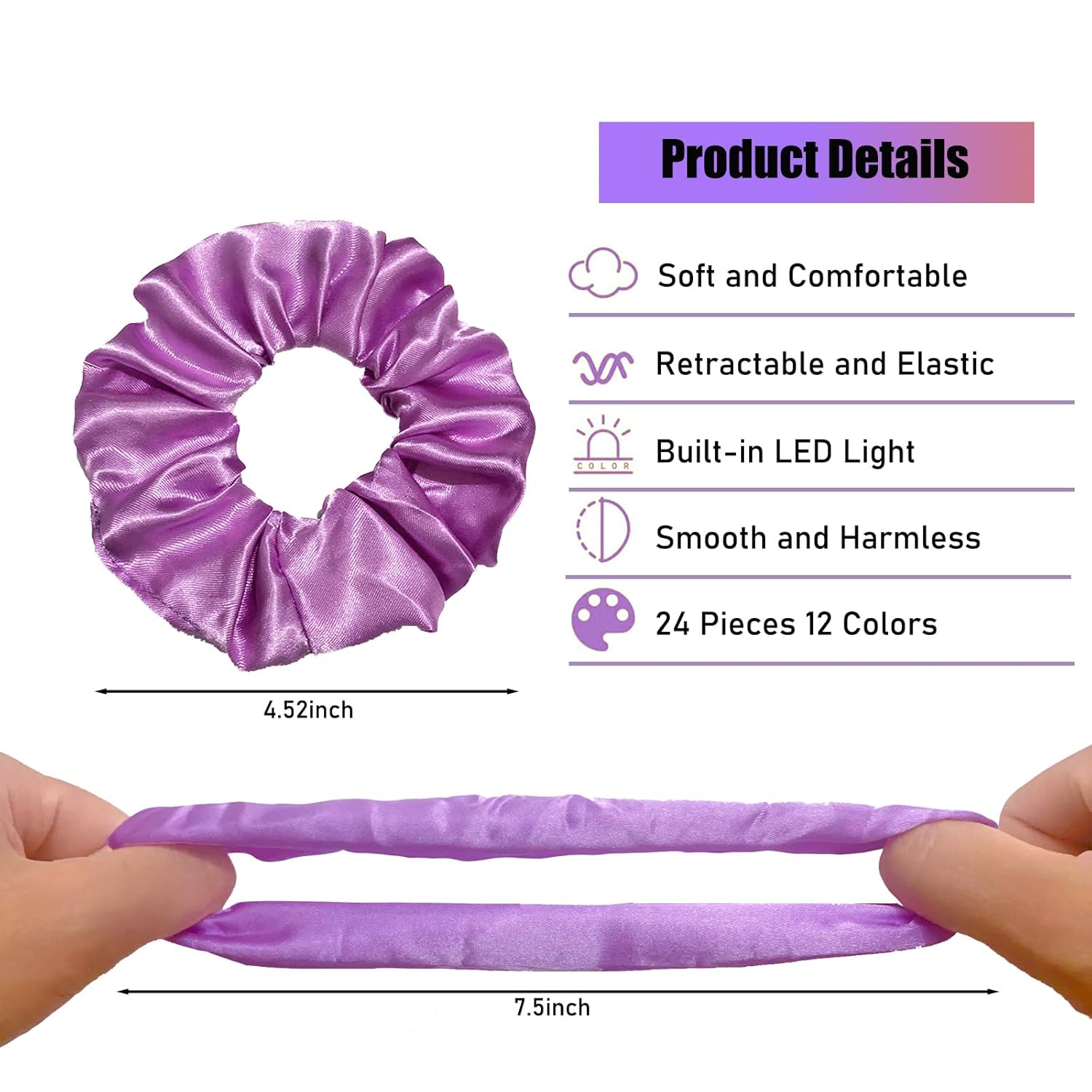 6 peças de Scrunchies LED, Fai - Outdoor Lighting Effects avaliação e preço