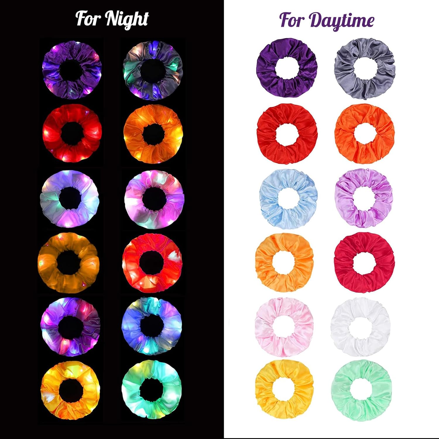6 peças de Scrunchies LED, Fai - Outdoor Lighting Effects avaliação e preço