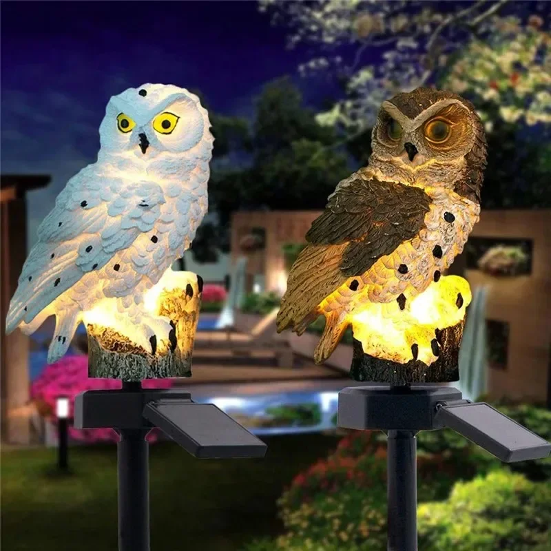 Estátua de Coruja Solar com Lu - Bollard Light Garden avaliação e preço