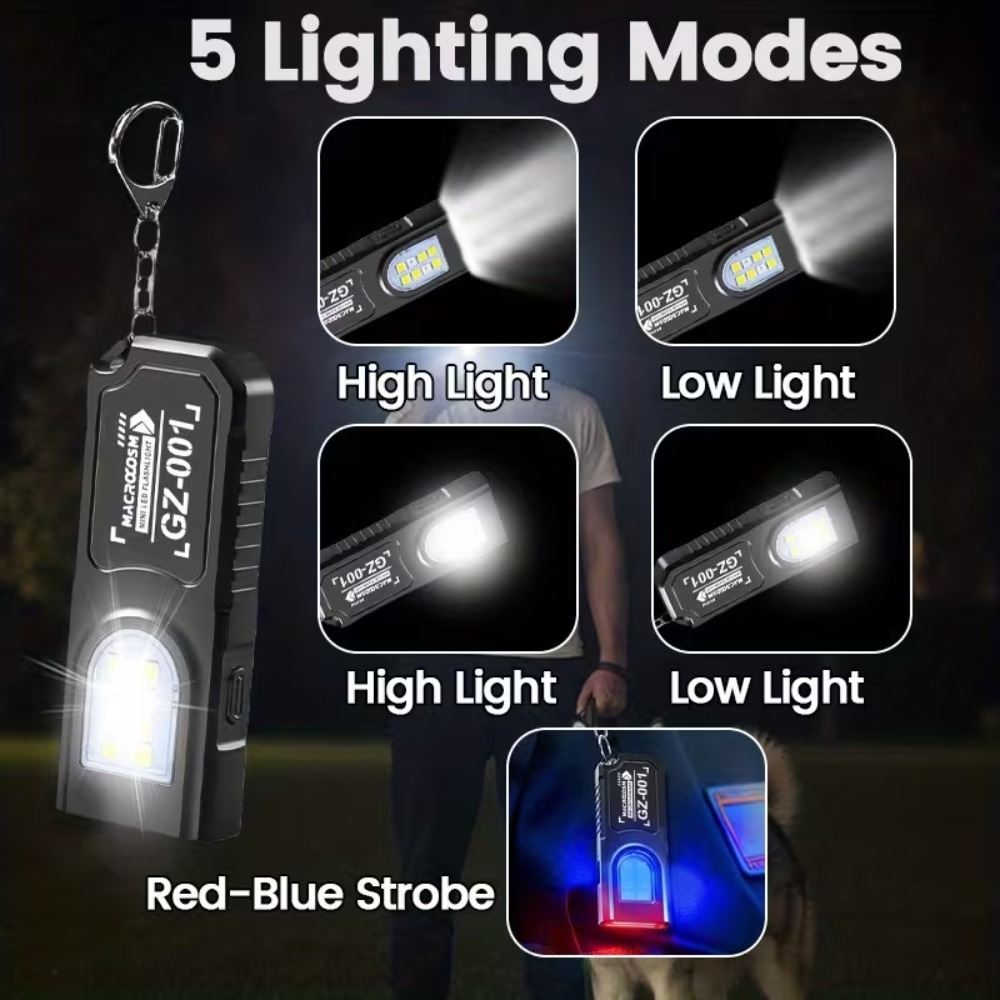 Mini cob led chaveiro lanterna - Lighting Fixture Outdoor avaliação e preço