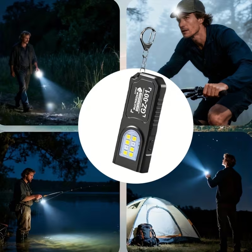 Mini cob led chaveiro lanterna - Lighting Fixture Outdoor avaliação e preço